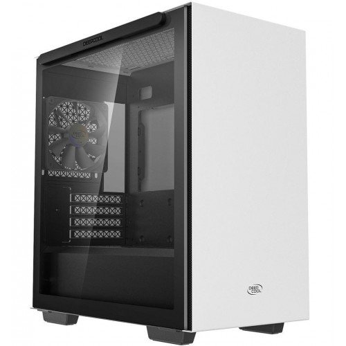 DeepCool MACUBE 110 Micro ATX Case with Full-size Magnetic Tempered Glass White